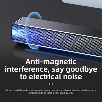 Desktopové reproduktory s USB a Bluetooth pre PC, s vstavaným mikrofónom a subwooferom, 2.0