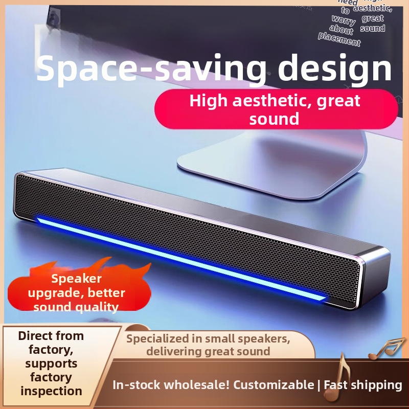 Desktopové reproduktory s USB a Bluetooth pre PC, s vstavaným mikrofónom a subwooferom, 2.0