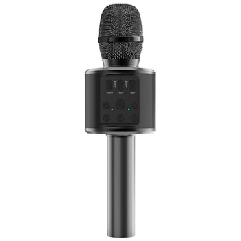 Sistem audio karaoke wireless all-in-one cu microfon, model Q98, Bluetooth 5.0, 5 W, răspuns în frecvență 100 Hz–20 kHz, baterie 1000–1200 mAh