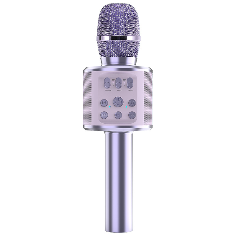 Sistem audio karaoke wireless all-in-one cu microfon, model Q98, Bluetooth 5.0, 5 W, răspuns în frecvență 100 Hz–20 kHz, baterie 1000–1200 mAh