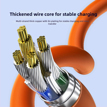 Καλώδιο φόρτισης Type-C με μέγιστη ισχύ 120W, ψηφιακή οθόνη, με ένα άκρο, TPE υλικό