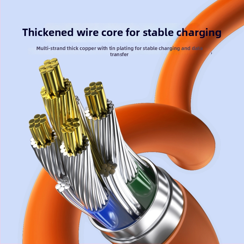 Καλώδιο φόρτισης Type-C με μέγιστη ισχύ 120W, ψηφιακή οθόνη, με ένα άκρο, TPE υλικό