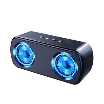 Bežični Bluetooth zvučnik s dvostrukim zvučnicima, Bluetooth 5.0, 40 Hz–20 kHz, 5W, 360° surround zvuk