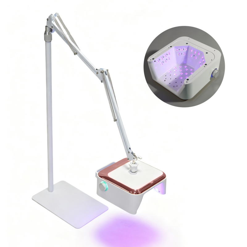 IKSBEAUTY NLS19 54W punjiva lampa za nokte – set s nosačem za stopala i stativom, profesionalna lampa za manikuru i pedikuru