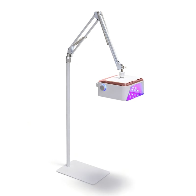 IKSBEAUTY NLS19 54W punjiva lampa za nokte – set s nosačem za stopala i stativom, profesionalna lampa za manikuru i pedikuru