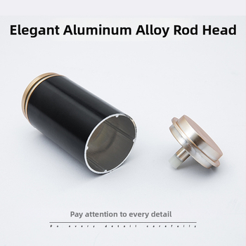 Sada tyčí na záves zo hliníkovej zliatiny, jednorúrka alebo dvojrúrka, moderný a jednoduchý štýl, prispôsobiteľné