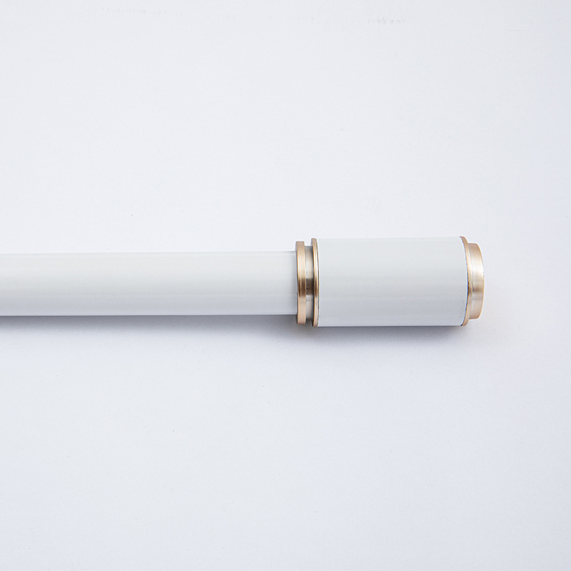 Σετ ράγες κουρτινών με βραχίονες από κράμα αλουμινίου, μονή ή διπλή ράγα, μοντέρνο και απλό στυλ, προσαρμοστικό