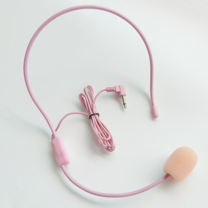 Microfon headset pentru cosplay - Model Q2, fără fir, omnidirecțional, cu bobină în mișcare, fără baterie