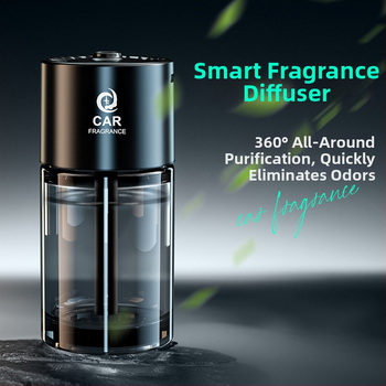 Auto aromatický difúzer a čistič vzduchu, sklo + kov, model Jdzx-interstellar plug-in, hmotnosť 0,5 kg