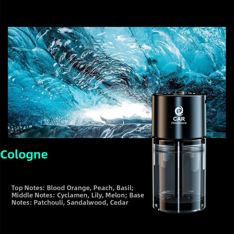 Auto aromatický difúzer a čistič vzduchu, sklo + kov, model Jdzx-interstellar plug-in, hmotnosť 0,5 kg