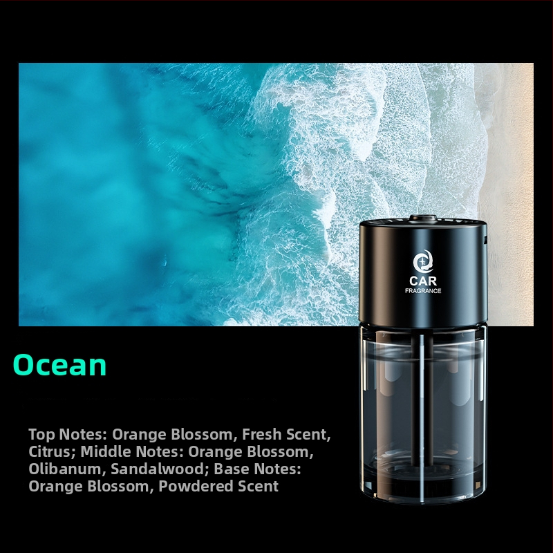 Auto aromatický difúzer a čistič vzduchu, sklo + kov, model Jdzx-interstellar plug-in, hmotnosť 0,5 kg