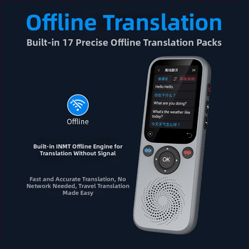 Prijenosni offline prevoditelj, simulirano prevođenje, glasovni prijevod, snimanje i transkripcija, model S20