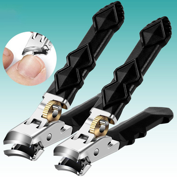 Σετ κοπτών νυχιών με μεγάλο άνοιγμα, προστασία από πιτσιλίσματα, εργονομική λαβή, υλικό πλαστικό + ανοξείδωτος χάλυβας, φορητό οικιακό μοντέλο