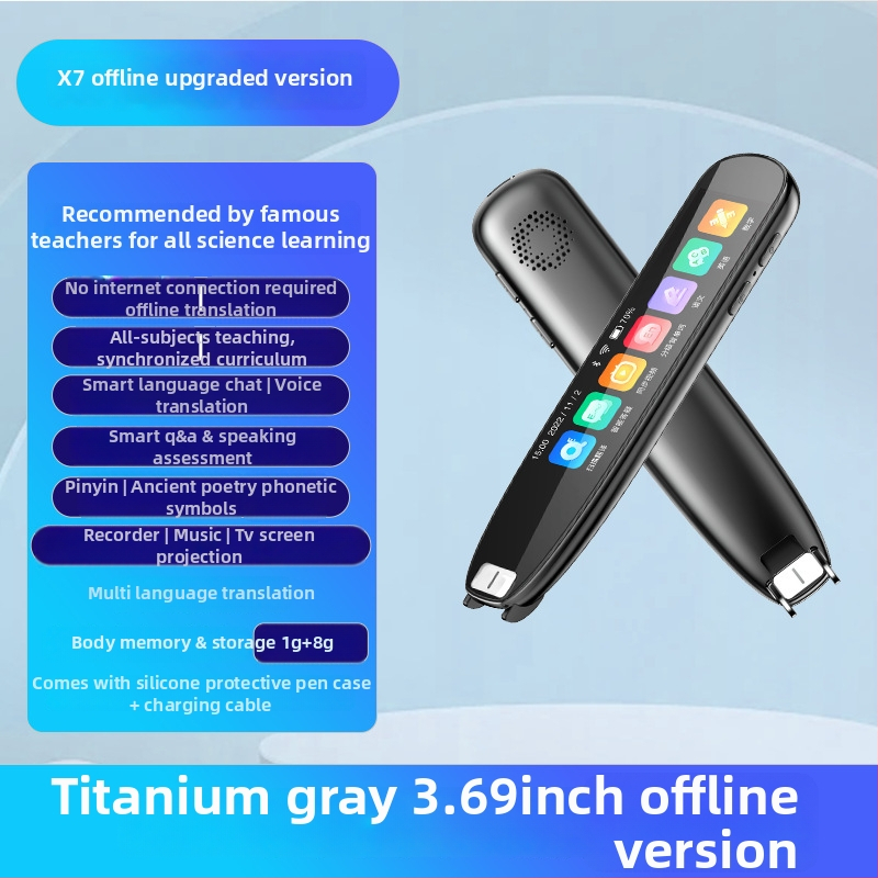 Tuobu TOPI X12C pero za čitanje – ABS, punjiva litijska baterija, uređaj za čitanje