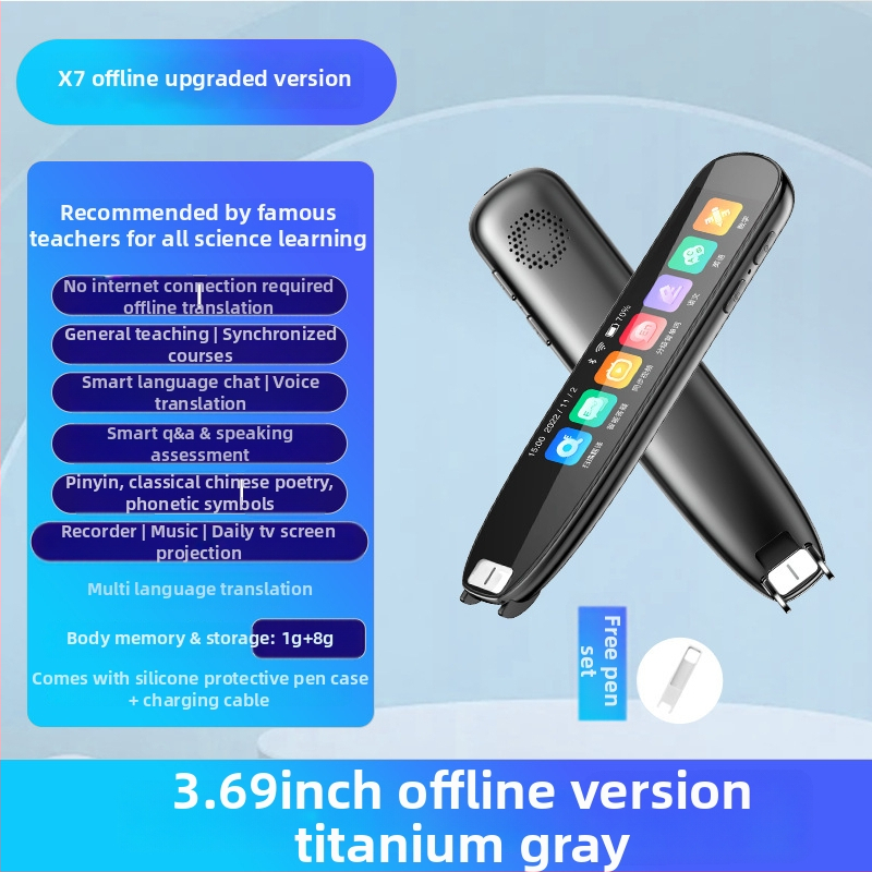 Tuobu TOPI X12C pero za čitanje – ABS, punjiva litijska baterija, uređaj za čitanje