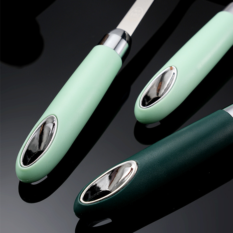 304 rozsdamentes acél hálószűrő hosszú nyéllel, mély olajsütéshez és forró fazékhoz – csúszásgátló, égésgátló, kettős akasztó