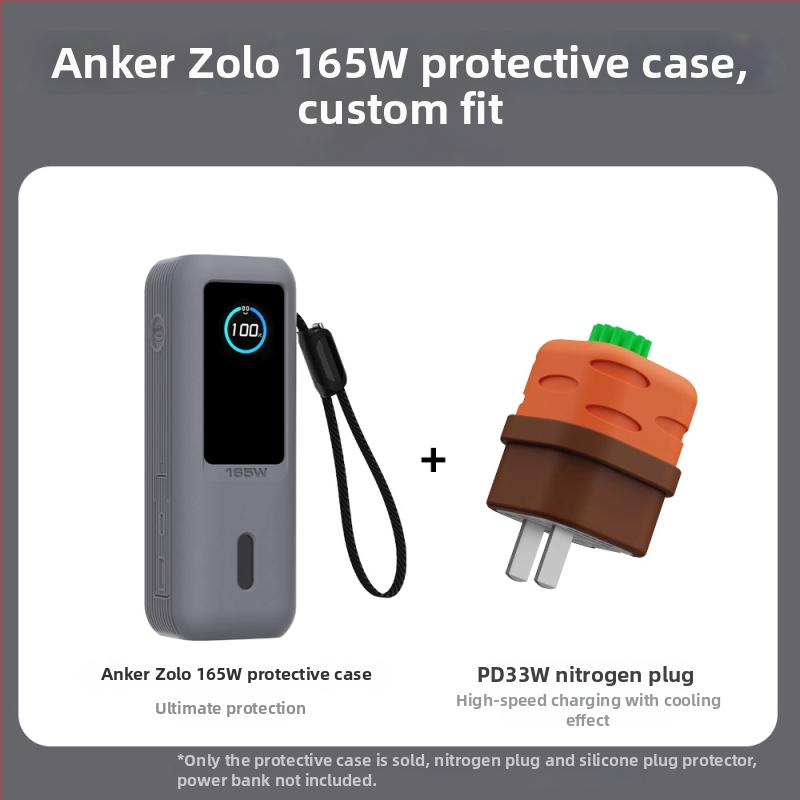 Silikonový ochranný obal pre Anker 165W power bank, značka Yinfish, kompatibilný s Ankerom