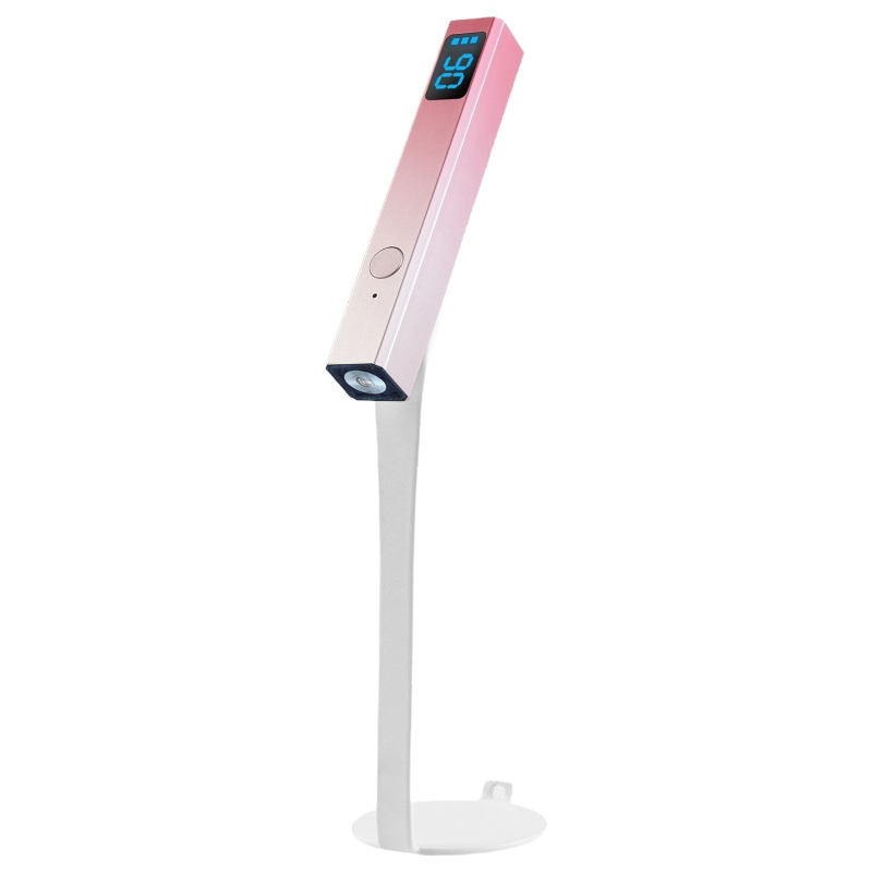 Ručna lampa za nokte, 8 sekundi brzo sušenje, metalna konstrukcija, kompaktna i prijenosna, punjiva lampa za fototerapiju noktiju