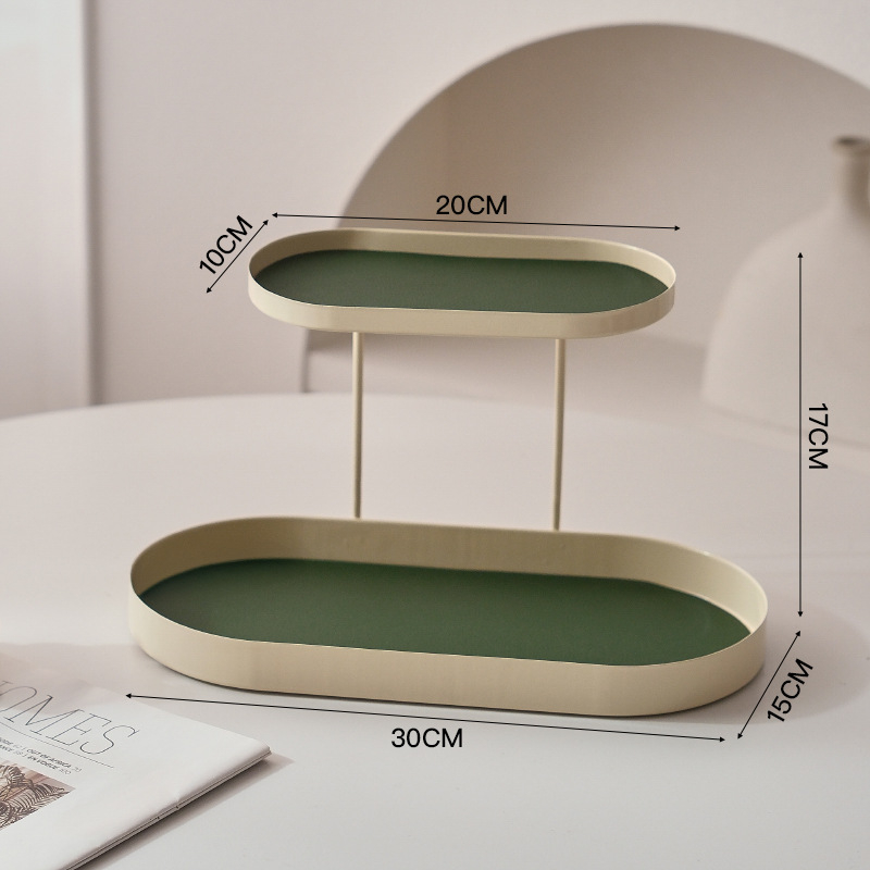 Željezna stolna kutija za pohranu, nordijski stil, model 2410A, kapacitet 2 L