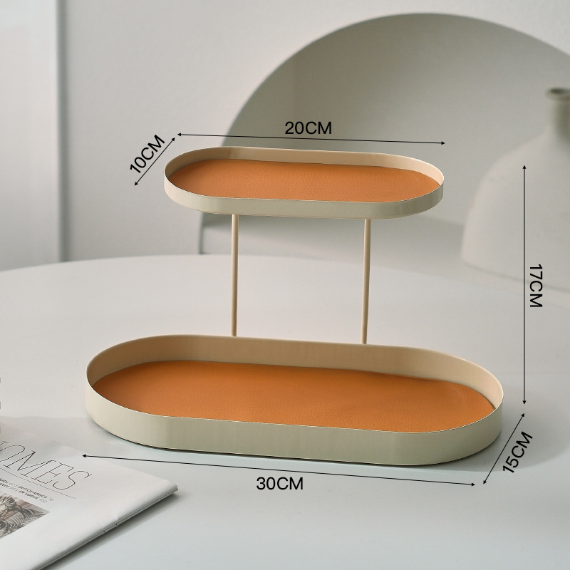 Željezna stolna kutija za pohranu, nordijski stil, model 2410A, kapacitet 2 L