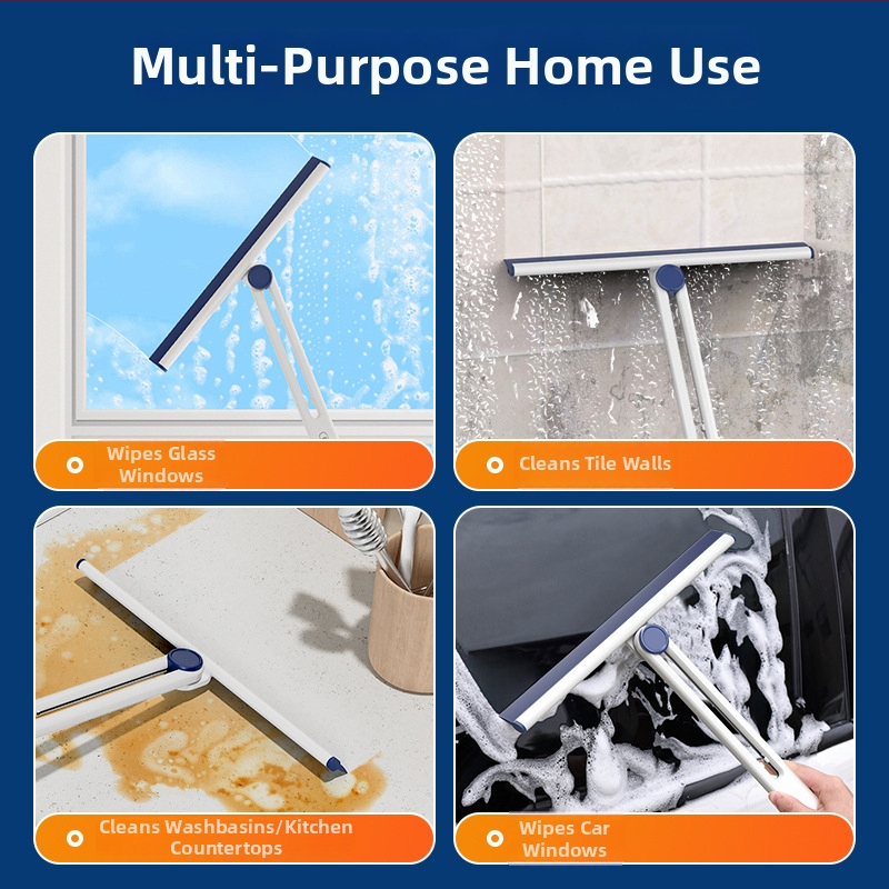 Baojiajie стъклопочиствателен инструмент, пластмасов корпус, едностранно избърсване, домашна употреба, ръчна работа