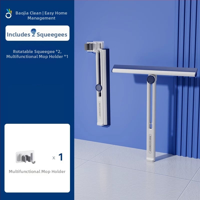 Baojiajie стъклопочиствателен инструмент, пластмасов корпус, едностранно избърсване, домашна употреба, ръчна работа