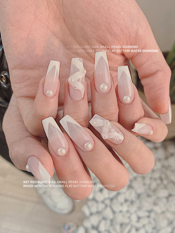 Manikűr rhinestone díszítőkövek – Tide márka, hold és blokk minta, 1 doboz, termékkód Zqsp0196-01