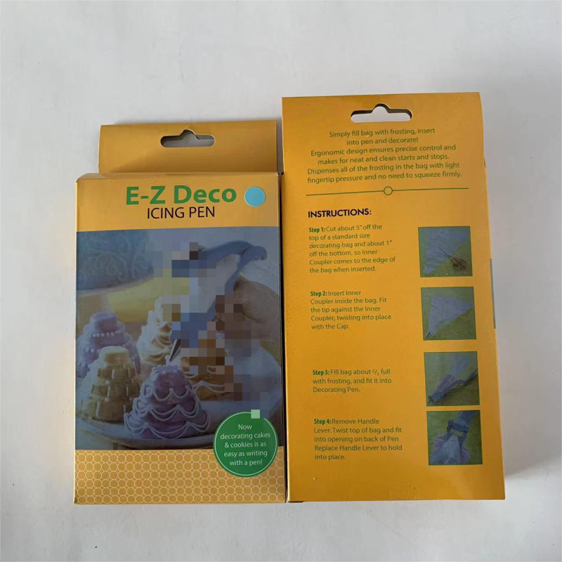 ABS dekorativni pištolj za modeliranje krema; uključuje mlaznice, vrećicu za ukrašavanje i pištolj