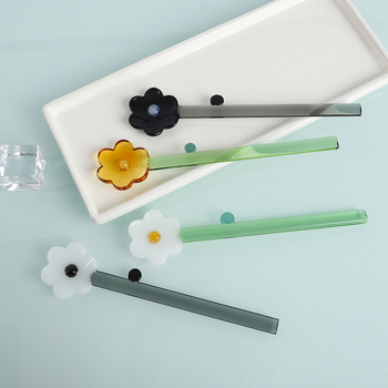 Staklena žlica, nordijski stil, jednobojni uzorak, otisnuti logo, mogućnost prilagodbe