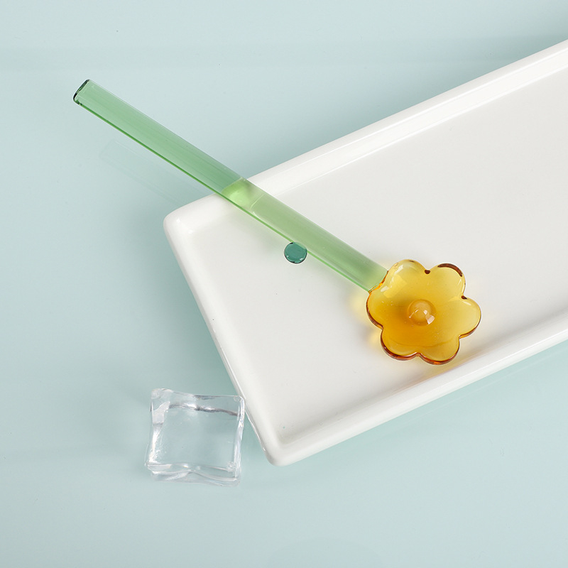 Staklena žlica, nordijski stil, jednobojni uzorak, otisnuti logo, mogućnost prilagodbe