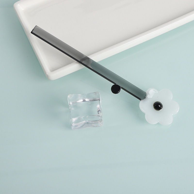 Staklena žlica, nordijski stil, jednobojni uzorak, otisnuti logo, mogućnost prilagodbe