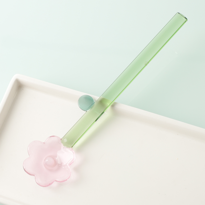 Staklena žlica, nordijski stil, jednobojni uzorak, otisnuti logo, mogućnost prilagodbe