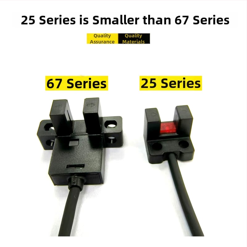 Lipu NE-KN25 slot-típusú optikai kapcsoló érzékelő infravörös sonda – gyors reagálás, PM-K25 helyettesítés