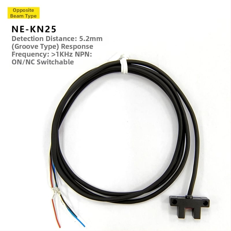 Lipu NE-KN25 slot-típusú optikai kapcsoló érzékelő infravörös sonda – gyors reagálás, PM-K25 helyettesítés