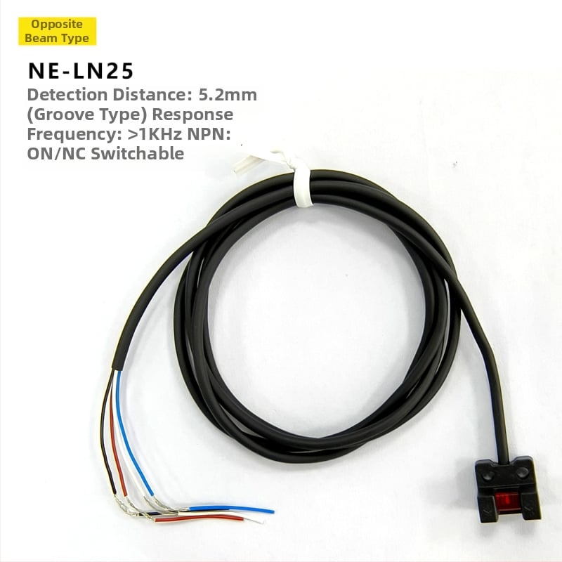 Lipu NE-KN25 slot-típusú optikai kapcsoló érzékelő infravörös sonda – gyors reagálás, PM-K25 helyettesítés