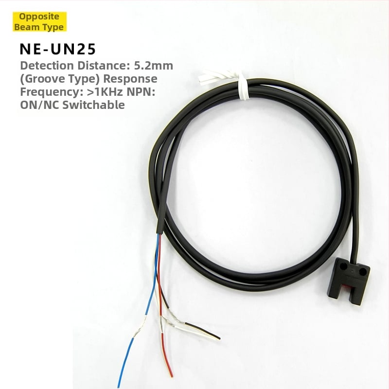 Lipu NE-KN25 slot-típusú optikai kapcsoló érzékelő infravörös sonda – gyors reagálás, PM-K25 helyettesítés