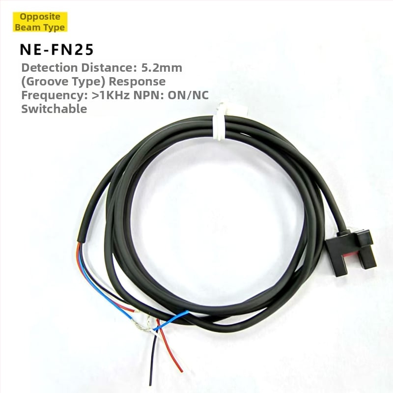 Lipu NE-KN25 slot-típusú optikai kapcsoló érzékelő infravörös sonda – gyors reagálás, PM-K25 helyettesítés