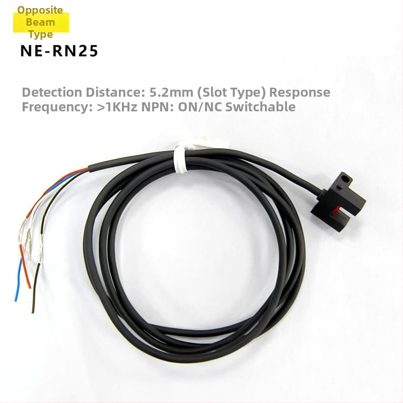 Lipu NE-KN25 slot-típusú optikai kapcsoló érzékelő infravörös sonda – gyors reagálás, PM-K25 helyettesítés