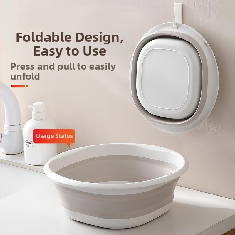 Összecsukható mosómedence – Hordozható, Többfunkciós otthonra, Kollégiumokba, Utazásokhoz, Baba ruháinak mosására