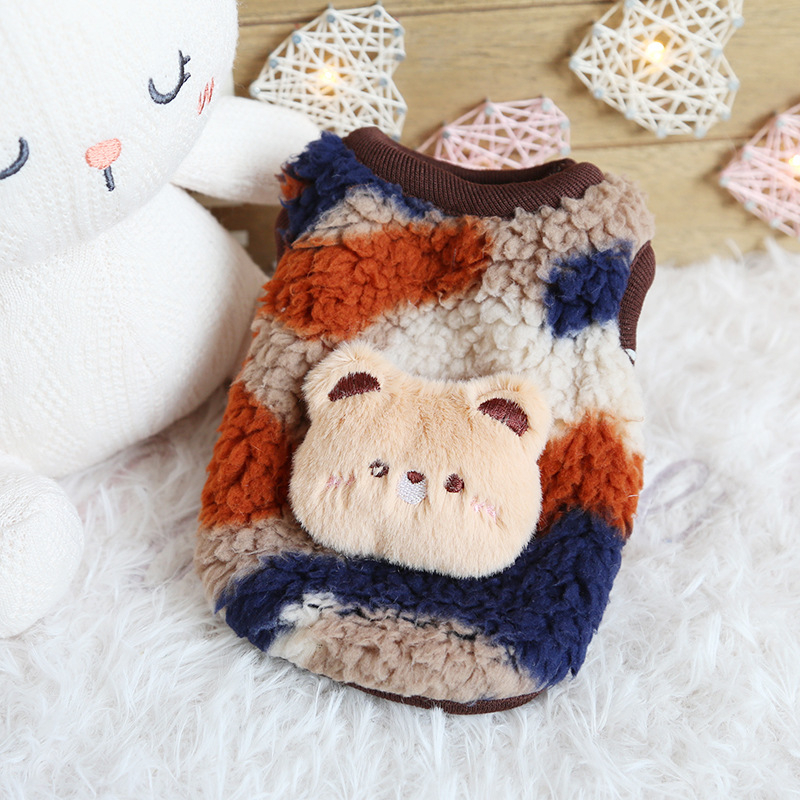 Petstyle crtani zimski prsluk za kućne ljubimce - tkanina, odjeća za pse i mačke