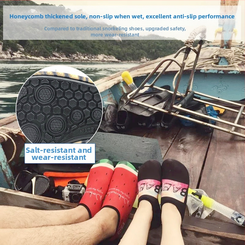 Unisex υποβρύχια παπούτσια για κολύμβηση και βόλτες στην παραλία, αντιολισθητικά, χαμηλού ύψους, επένδυση από μικροϊνες, EVA μεσαία σόλα, TPR εξωτερική σόλα