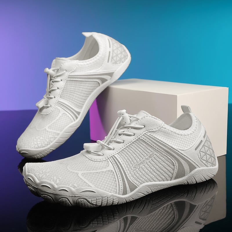 Παπούτσια διάσχισης ποταμών - Unisex, διαπνέον επάνω από πλέγμα, σόλα από φυσικό καουτσούκ, ελαστικό κλείσιμο με λουρί