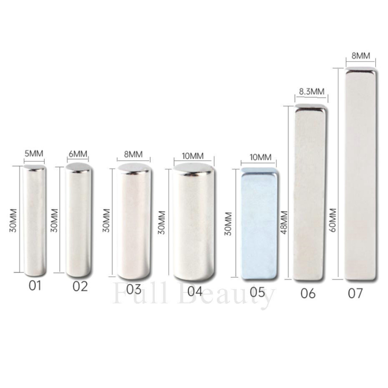 Alat za nokte DIY s mini cat-eye magnetskom trakom, višenamjenski, metalna konstrukcija, 20 g