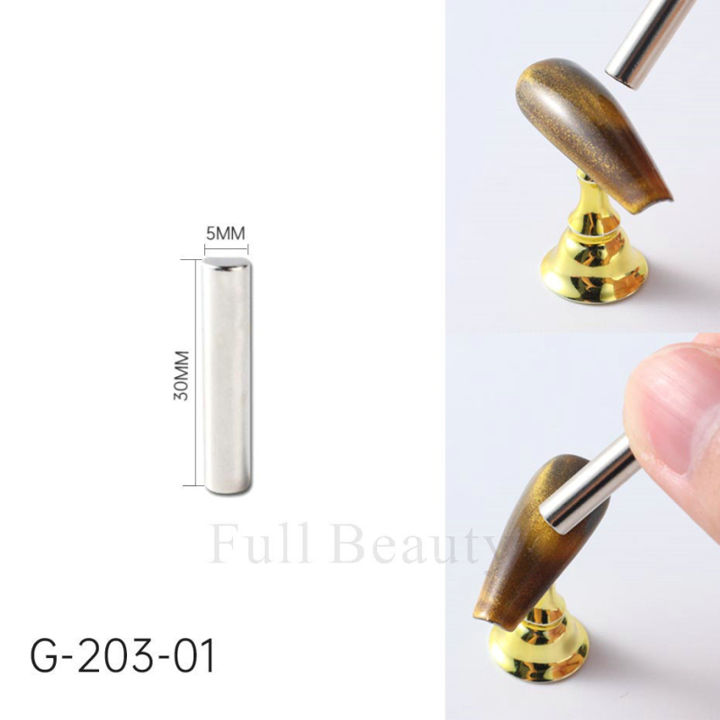 Alat za nokte DIY s mini cat-eye magnetskom trakom, višenamjenski, metalna konstrukcija, 20 g