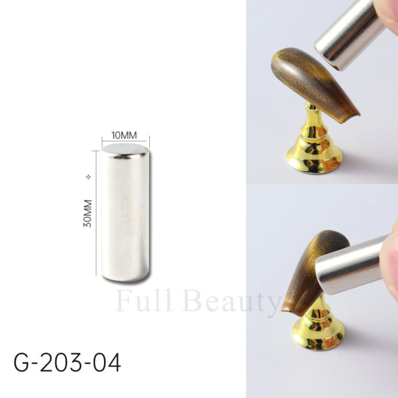 Alat za nokte DIY s mini cat-eye magnetskom trakom, višenamjenski, metalna konstrukcija, 20 g