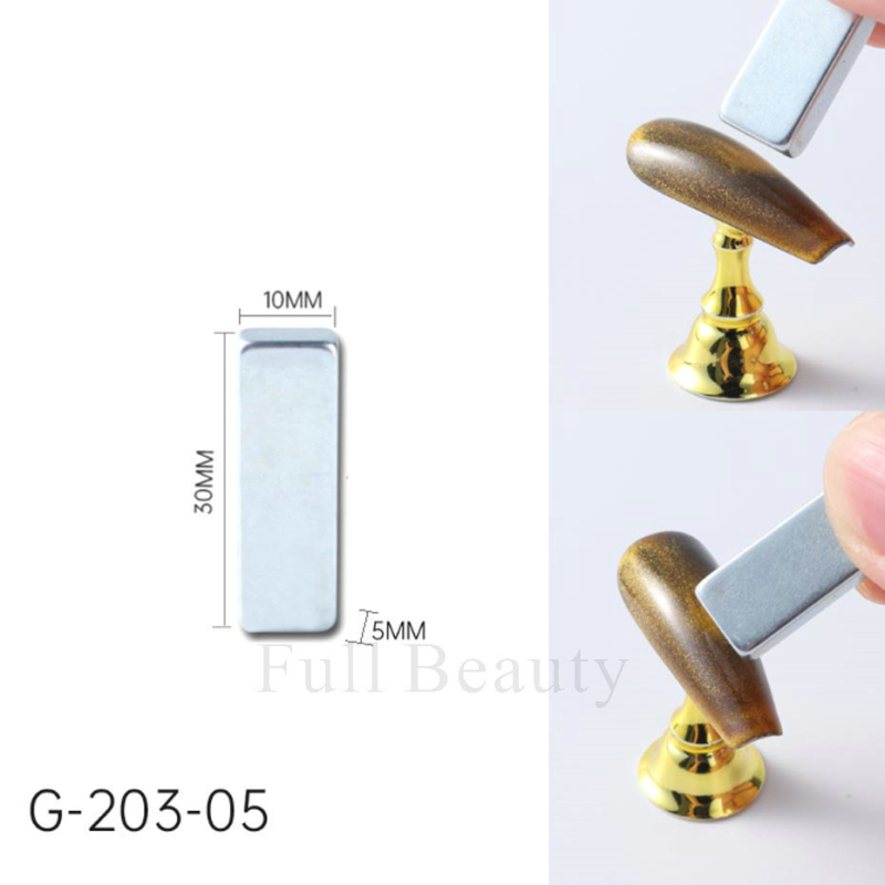 Alat za nokte DIY s mini cat-eye magnetskom trakom, višenamjenski, metalna konstrukcija, 20 g