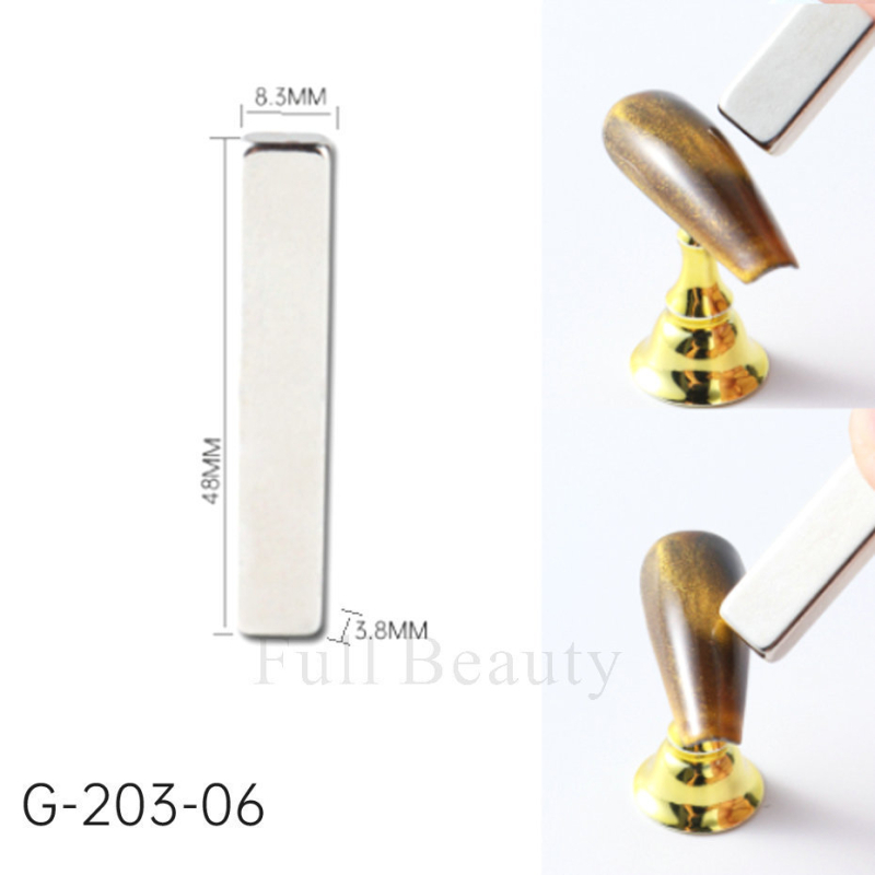 Alat za nokte DIY s mini cat-eye magnetskom trakom, višenamjenski, metalna konstrukcija, 20 g