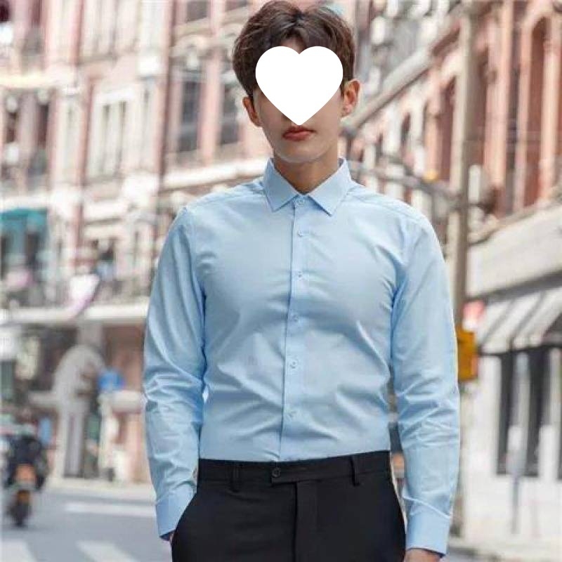 Ανδρικό πουκάμισο με επένδυση φλίς, μακριά μανίκια, γιακά τύπου stand, στενή γραμμή, πολυεστέρας (Πολυεστέρας; φλίς επένδυση; μακριά μανίκια; γιακά τύπου stand; στενή γραμμή)