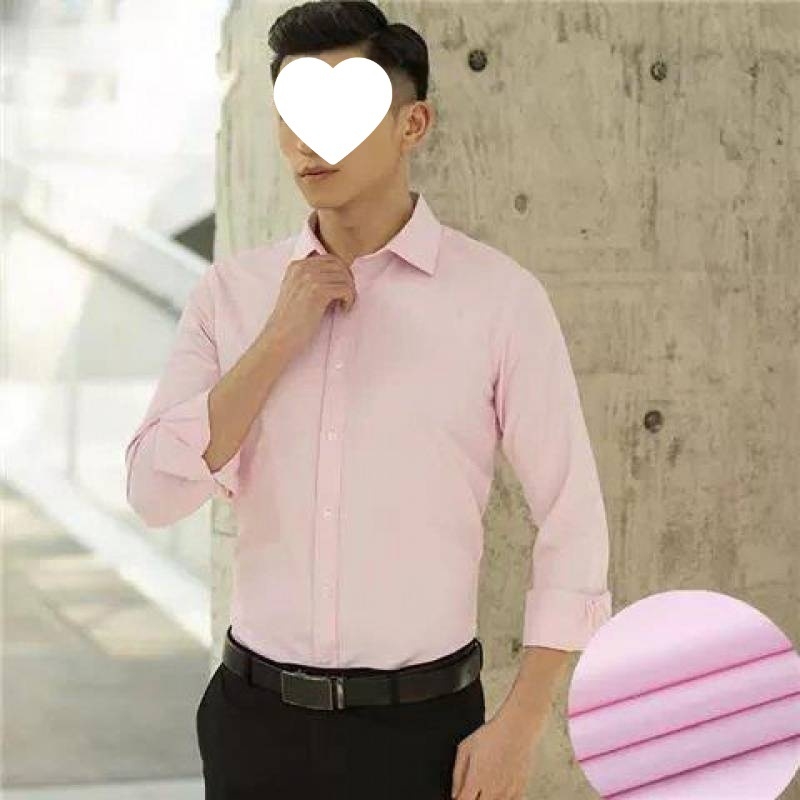 Ανδρικό πουκάμισο με επένδυση φλίς, μακριά μανίκια, γιακά τύπου stand, στενή γραμμή, πολυεστέρας (Πολυεστέρας; φλίς επένδυση; μακριά μανίκια; γιακά τύπου stand; στενή γραμμή)