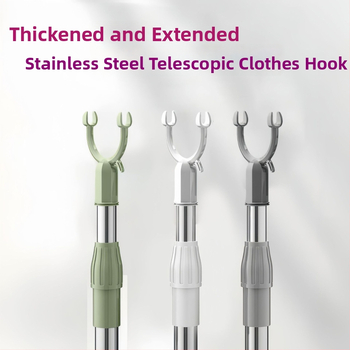 Teleszkópos ruhaszárító rúd rozsdamentes acélból, erkélyre és fürdőszobába, modern minimalista stílus
